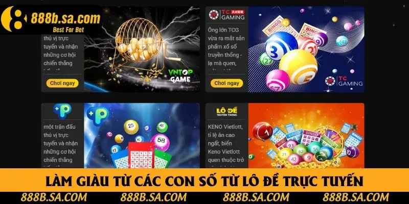 Làm giàu từ các con số từ lô đề trực tuyến Làm giàu từ các con số từ lô đề trực tuyến